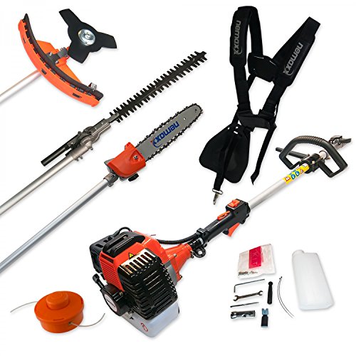 Nemaxx MT52 4 in1 - débroussailleuse, tailleuse, taille-haie, taille-haie et tronçonneuse